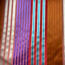 Jesse Silk Fabric - Multicolored Stripe, 54" Width (1 Yard)