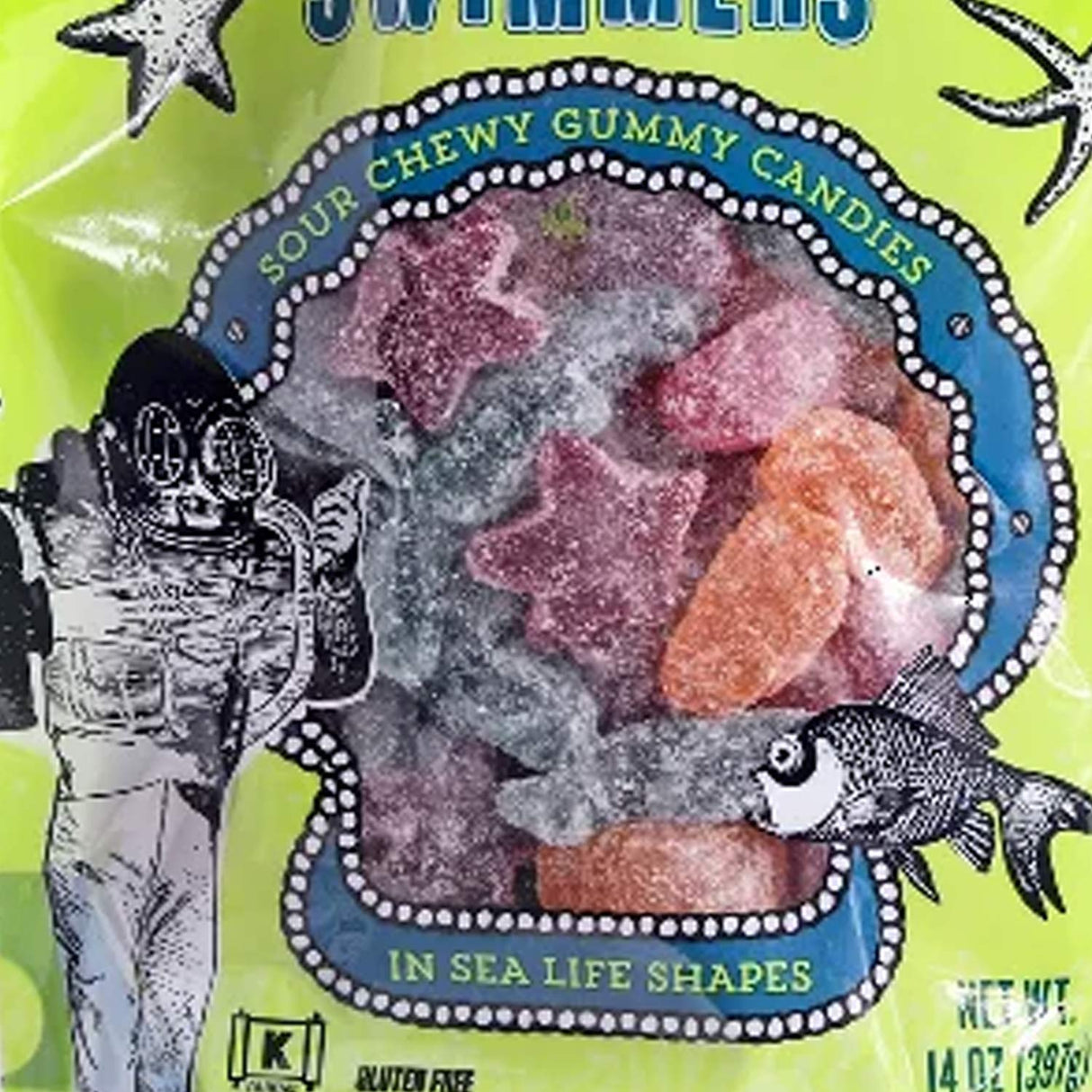 Trader Joe's Super Sour Scandinavian Swimmers 14 oz