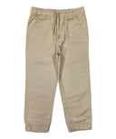 Boy Jogger School Uniform Pants Polyester Cotton Fabric - Navy, Khaki, Pull On, Elastic Waistband, 4-16 (1 Pair)