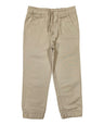 Boy Jogger School Uniform Pants Polyester Cotton Fabric - Navy, Khaki, Pull On, Elastic Waistband, 4-16 (1 Pair)