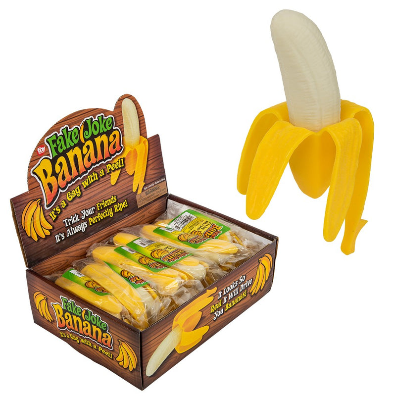 Fake Banana 6.25" (12 Pc Display Box)