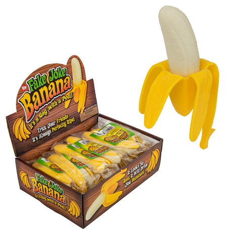 Fake Banana 6.25" (12 Pc Display Box)