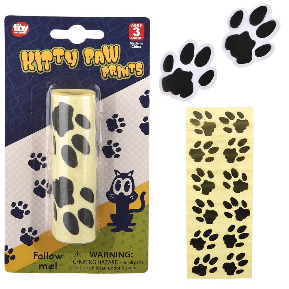 Cat Paw Print Stickers (1 DZ)