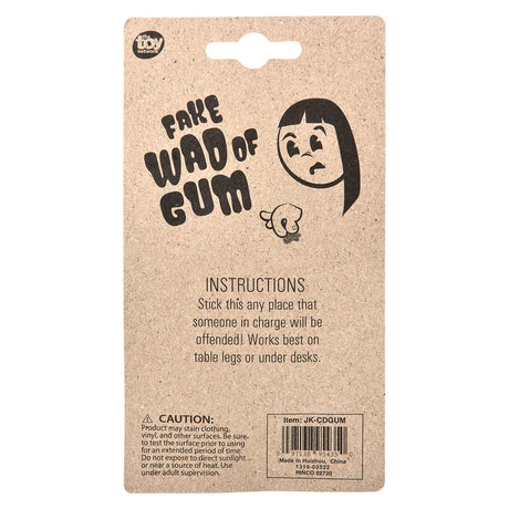 Fake Wad Of Gum (2 Pk)