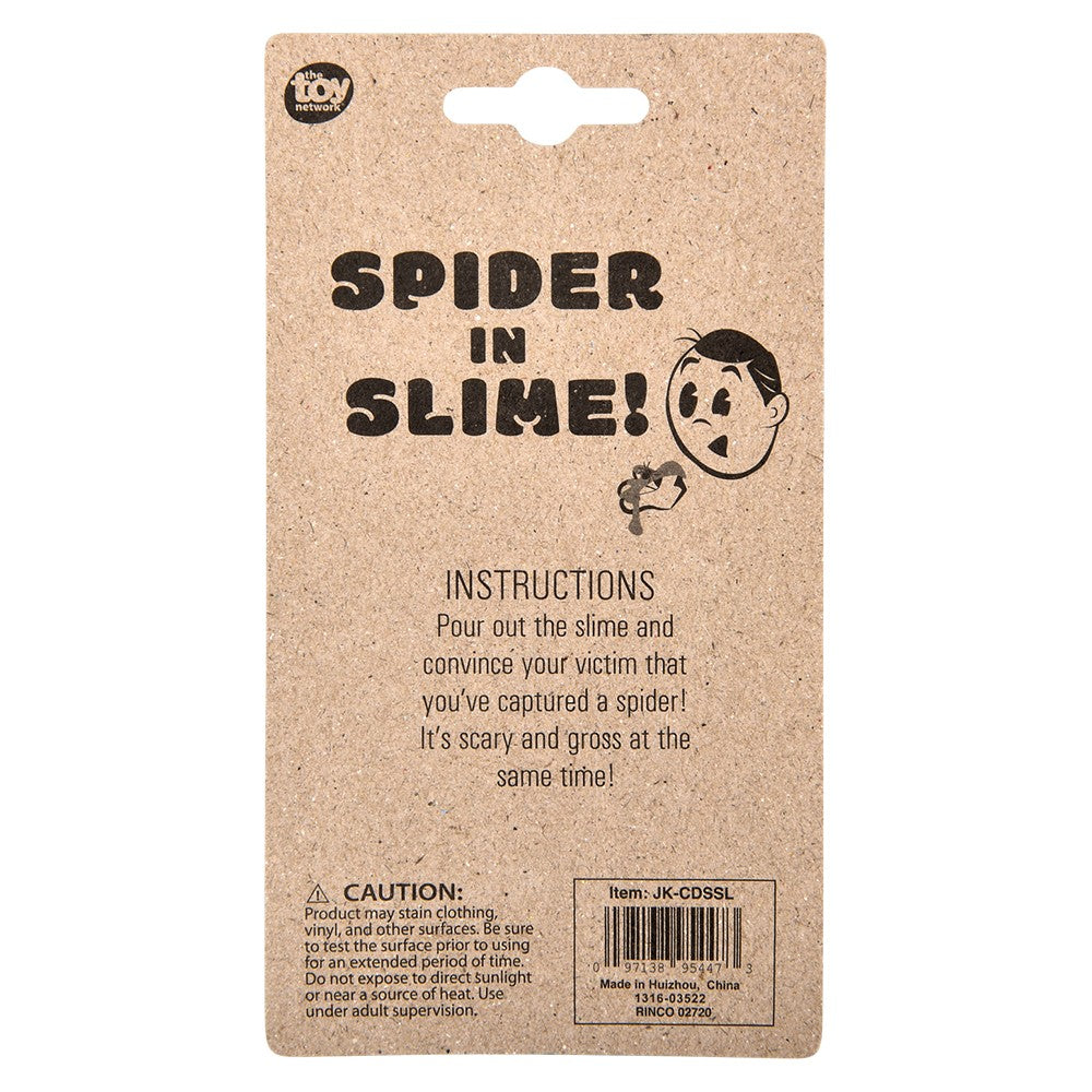 Slime Toy With Horror Spider (1 DZ)