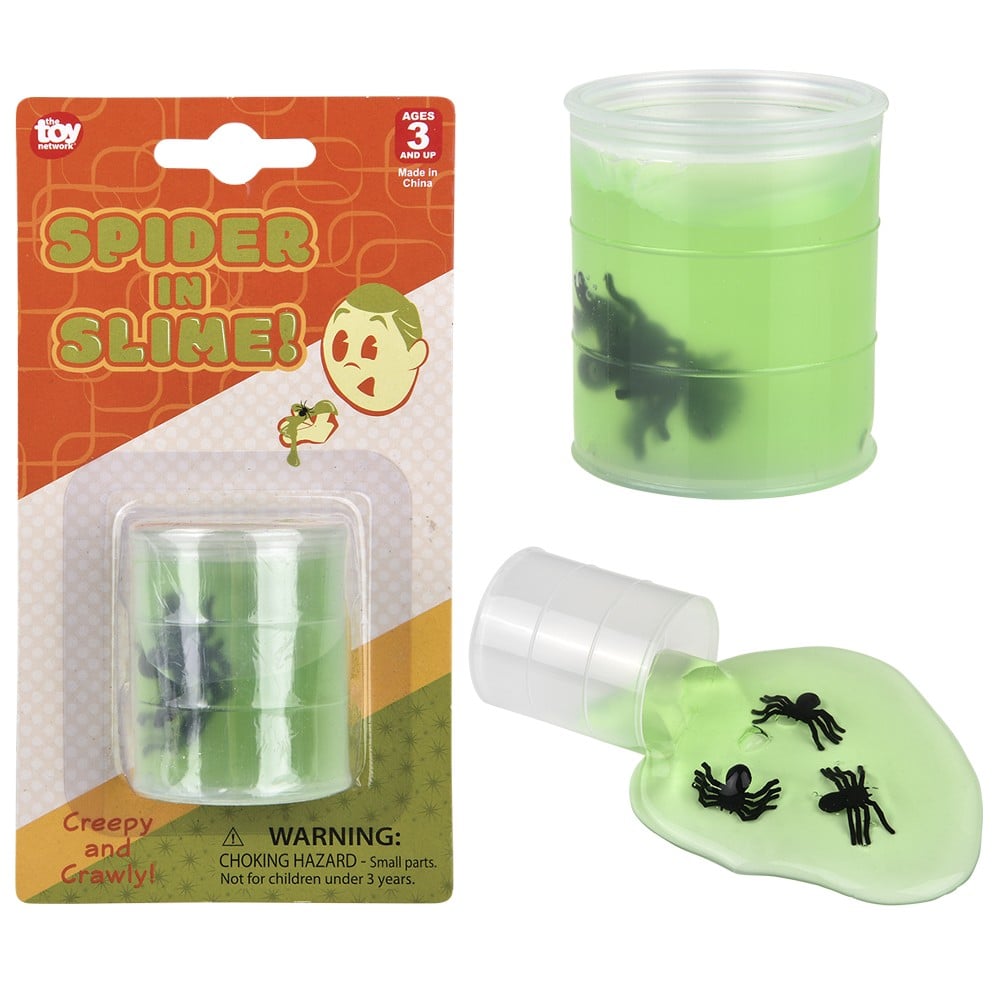 Slime Toy With Horror Spider (1 DZ)
