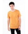 Lucky & Blessed Life 3142P Polyester Cotton Sublimation T-Shirt Fabric - Heather Bronze, Light Weight, Ribbed Neck, Side Seam (1 Piece)