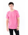 Lucky Blessed Life 3142P Polyester Cotton Fabric - Heather Pink, Sublimation T-Shirt, 4.2 Oz, Side Seam, Ribbed Neck (1 Piece)