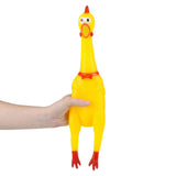 Screeching Chicken Squeeze Toy (1 DZ)
