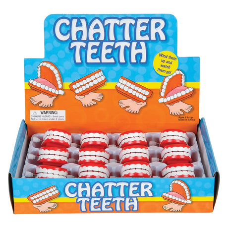 Chatter Teeth Wind-Up Toy (1 DZ)
