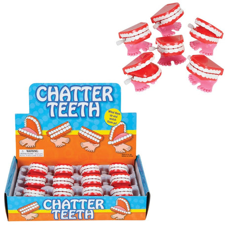 Chatter Teeth Wind-Up Toy (1 DZ)
