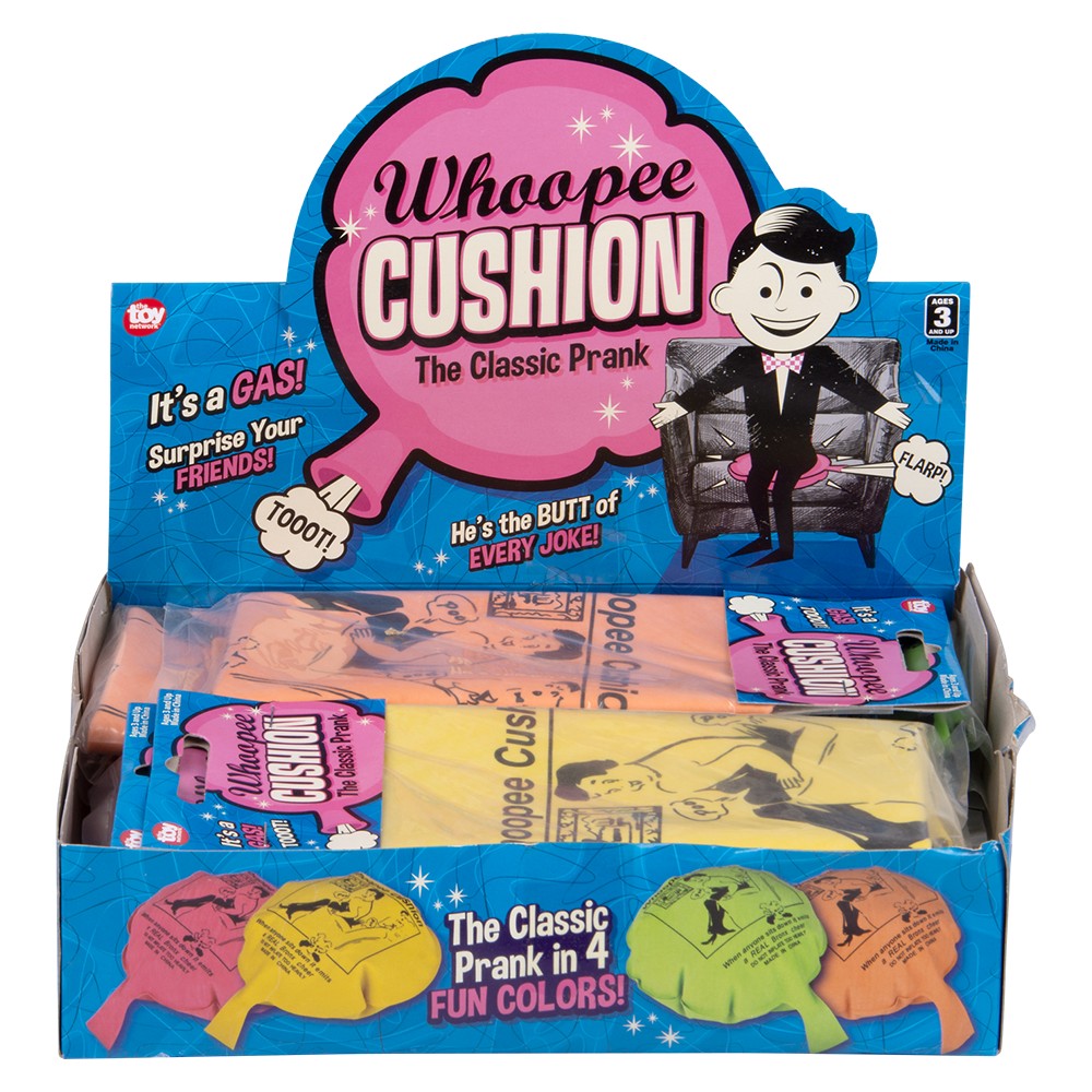 Whoopee Cushion Assorted Colors (24 Ct)