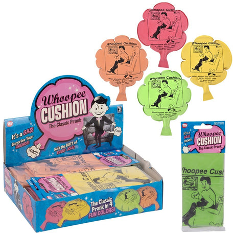 Whoopee Cushion Assorted Colors (24 Ct)