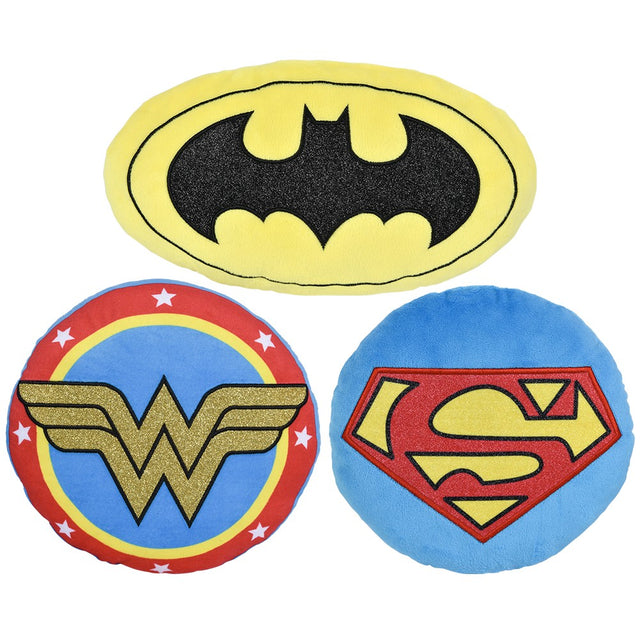 Justice League Logo Pancake Plush Assortment (1 PC)