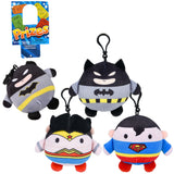 Justice League Backpack Clip Squishy Plush 3.5"