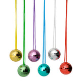 Disco Ball Necklace 1.5" (1 DZ)