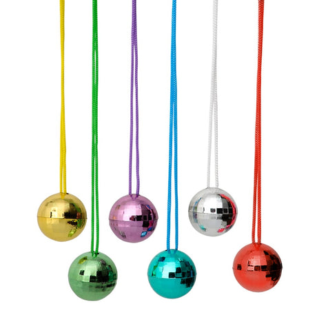 Disco Ball Necklace 1.5" (1 DZ)