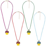 Mushroom Necklace 16" (12 Pc)