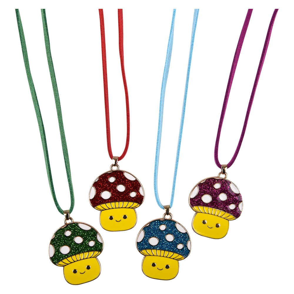 Mushroom Necklace 16" (12 Pc)