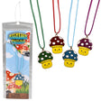 Mushroom Necklace 16" (12 Pc)
