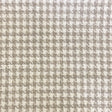 Jonah Houndstooth Linen Look Polyester Acrylic Wool Fabric - Beige, Gray, Black Houndstooth, 57" Width (1 Yard)