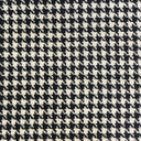 Jonah Houndstooth Linen Look Polyester Acrylic Wool Fabric - Beige, Gray, Black Houndstooth, 57" Width (1 Yard)