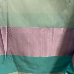 Jordan Silk Fabric - Multi-Colored Stripe, 54" Width (1 Yard)