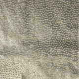 Jordana Embroidered Dotted Velvet Fabric - Ivory, Pewter, Ocean, Peacock, 55" Width (1 Yard)