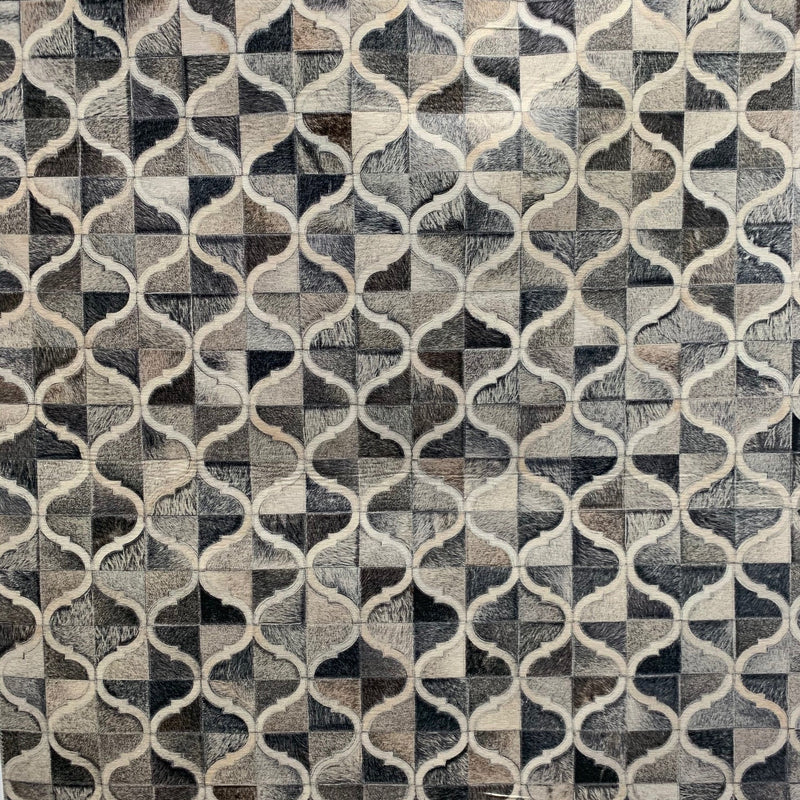 Joy Collection Polyester Printed Rug - Geometric Patch Work, Contemporary Earth Tones (5' X 7')