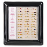 Birthstone Rings With Display Stand (1 DZ)