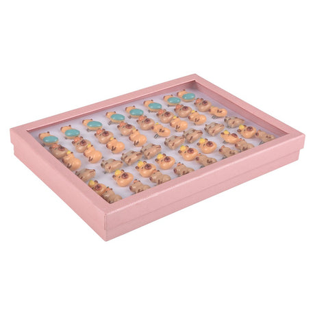 Capybara Plastic Rings 1"