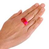 Crystal Rings .75"