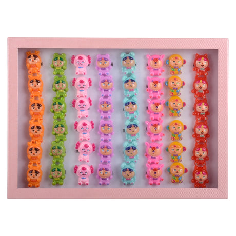Doll Collection Plastic Rings