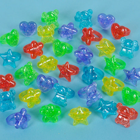 Sparkle Rings 1" (144 Pc Poly Bag)