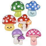 Mushroom Rings 1" Assorted Plastic Rings (48 Pc Box)