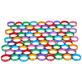 Laser Sparkle Ring .75" (144 Pc Poly Bag)