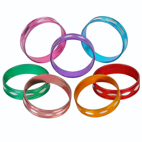Laser Sparkle Ring .75" (144 Pc Poly Bag)