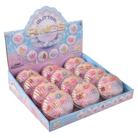 Sparkle Ring Shell Assortment (12 PC Display)