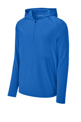 Sport-Tek® Repeat 1/2-Zip Long Sleeve Hooded Jacket