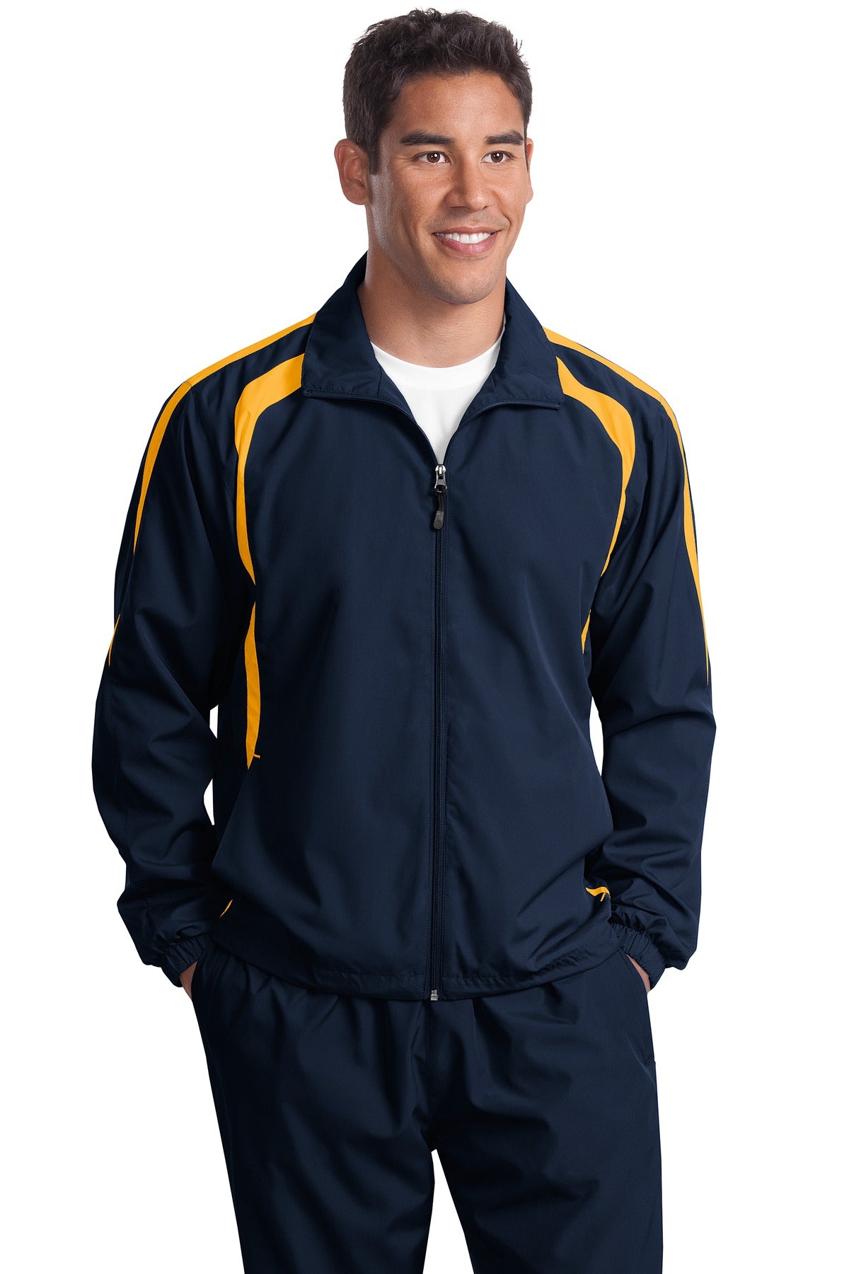 DISCONTINUED Sport-Tek® Tall Colorblock Raglan Jacket