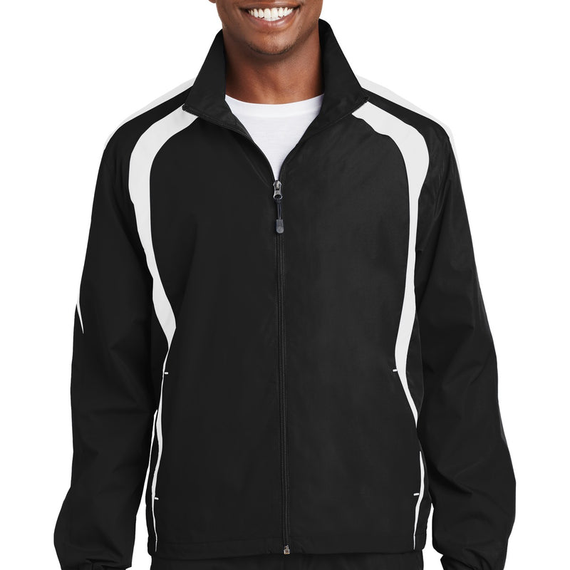 Sport-Tek® Colorblock Raglan Jacket.