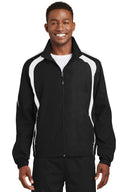 Sport-Tek® Colorblock Raglan Jacket.