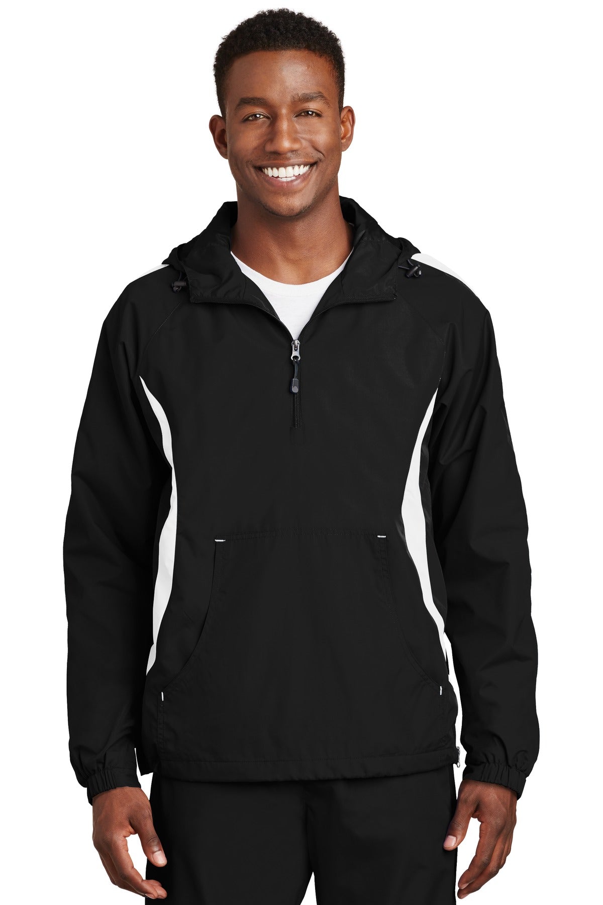 Sport-Tek® Colorblock Raglan Anorak.