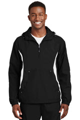 Sport-Tek® Colorblock Raglan Anorak.