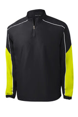 DISCONTINUED Sport-Tek® Piped Colorblock 1/4-Zip Wind Shirt.