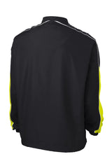 DISCONTINUED Sport-Tek® Piped Colorblock 1/4-Zip Wind Shirt.