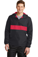Anorak con bolsillo con cremallera.