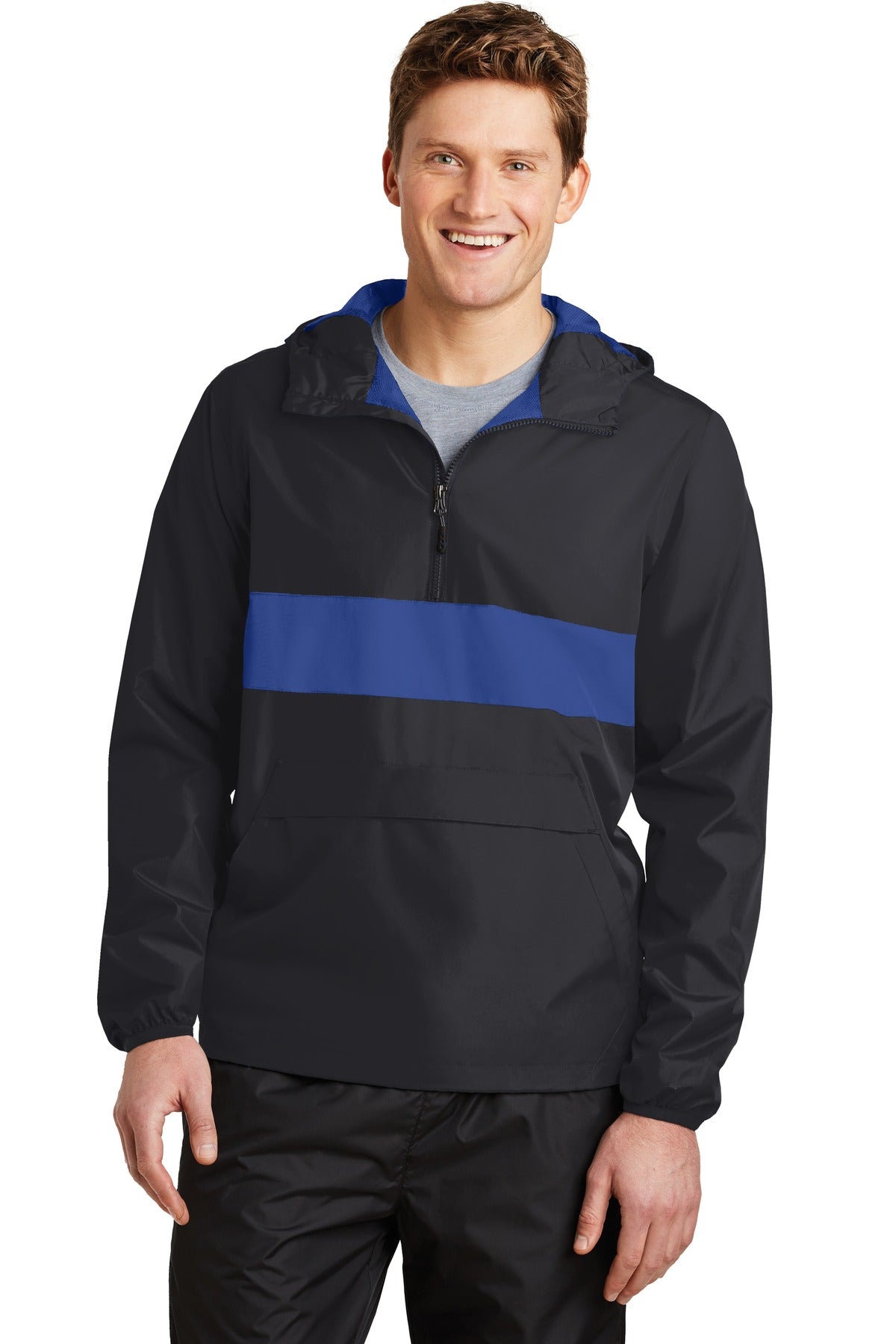 Sport-Tek® Zipped Pocket Anorak