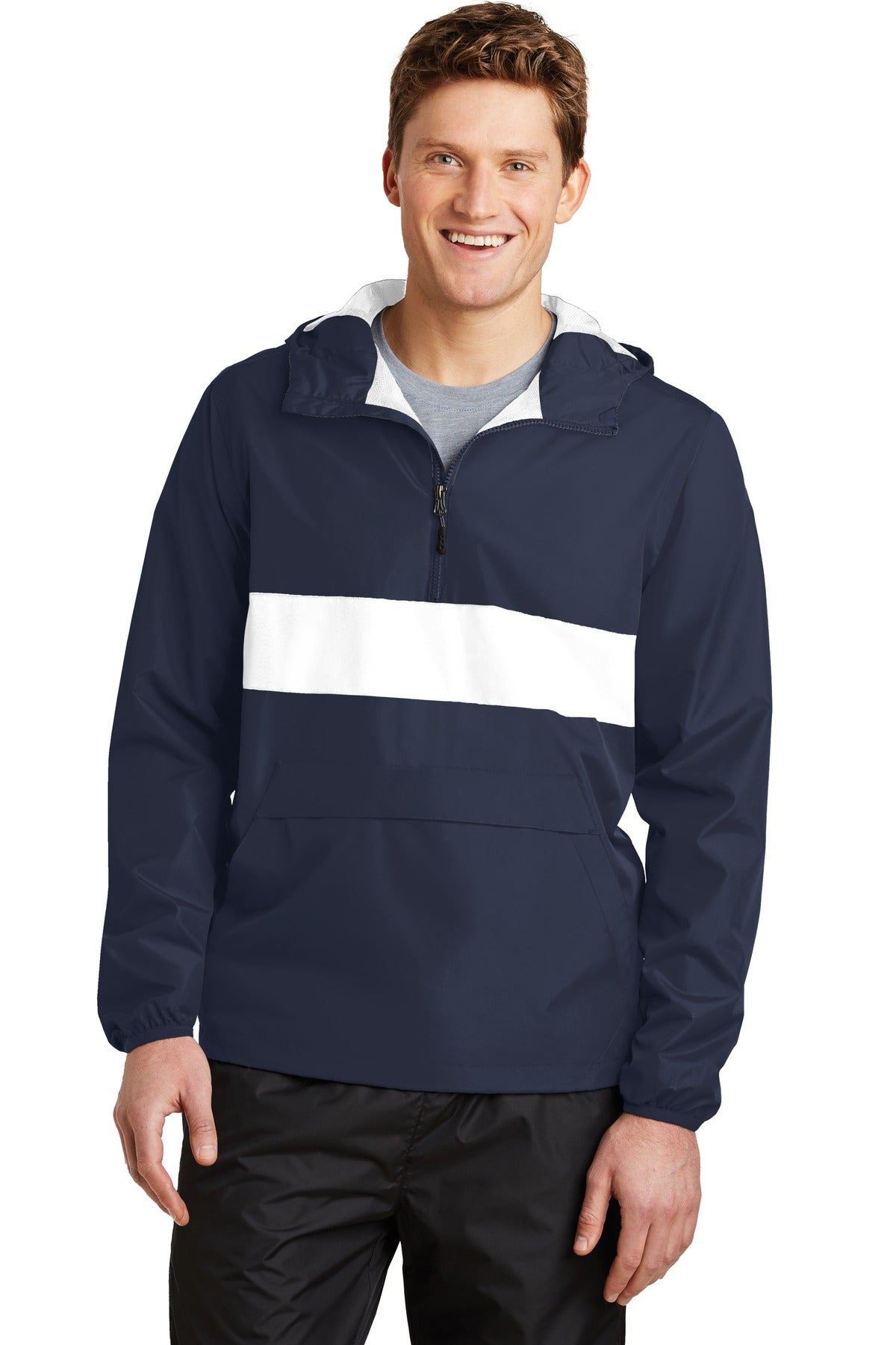 Sport-Tek® Zipped Pocket Anorak