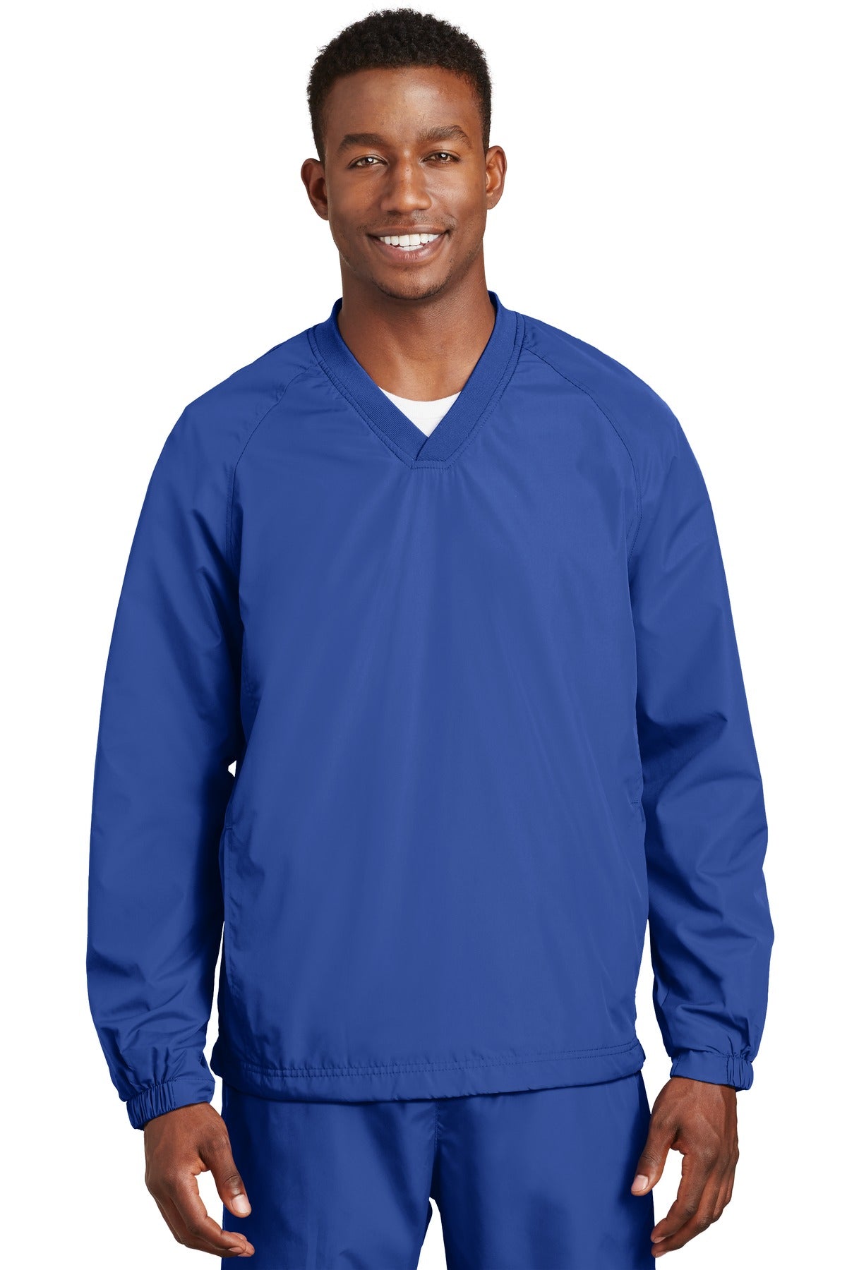 Sport-Tek® V-Neck Raglan Wind Shirt